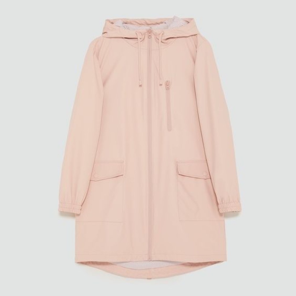 Zara pink Raincoat
